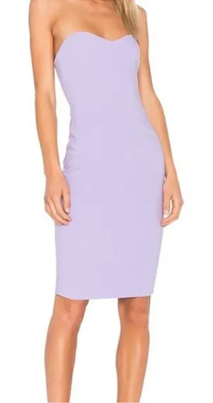 Likely Laurens Strapless Cocktail Dress Lilac Twilight Mist Purple size 4 $178 thumbnail 1