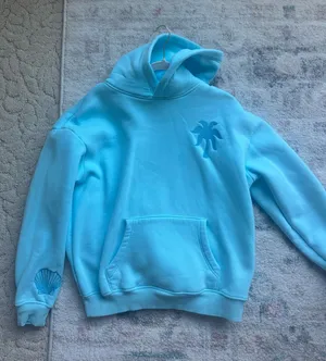 Pink Palm Puff Hoodie thumbnail 1
