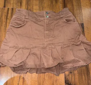 Hollister Brown Skirt Mini thumbnail 1