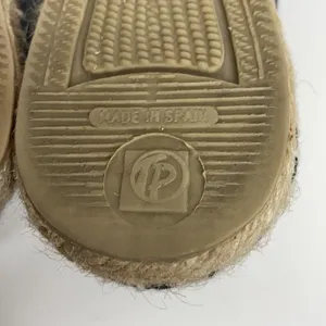 Toni Pons Blue Canvas Espadrilles Tan Trim Slip-On thumbnail 8