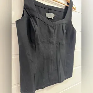 Anthropologie Black Bustier Tank thumbnail 2