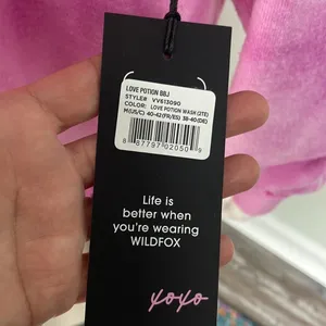 Wildfox love potion tie dye pink sweatshirt thumbnail 5