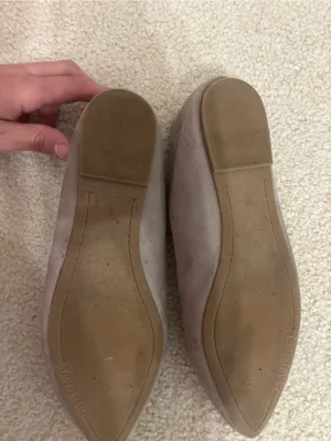 Women’s Taupe Pointed-Toe Ballet Flats - Classic Everyday Slip-On thumbnail 3