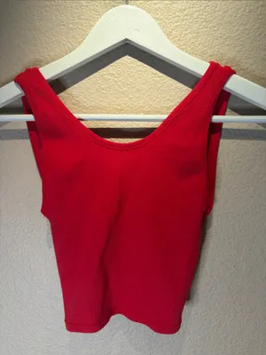 Urban Outfitters Women’s Cropped Ribbed Knot Tank Top Small XS Out from Under thumbnail 4