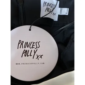 NEW Princess Polly Kesy Bow Black Strapless Bandeau Tube A Line Mini Dress Sz 4 thumbnail 5