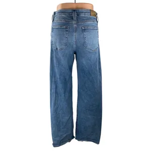 Mavi Paloma Women's Blue High Waisted Wide Leg Baggy Denim Jeans Size 25x31 thumbnail 4