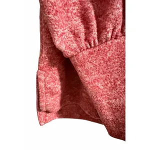 Maeve by Anthropologie‎ Fleece Cowl Neck Sweater Red Women's Size Large thumbnail 8