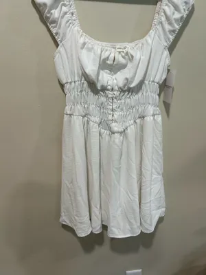 NWT white dress Size L thumbnail 4
