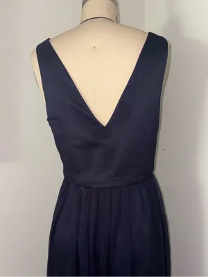 BHLDN Navy Kia Dress Size Medium thumbnail 8