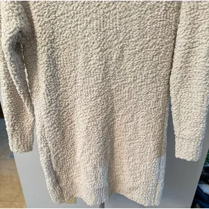 MEROKEETY Women's Off White‎ POPCORN BATWING SLEEVE OVERSIZED CARDIGAN Size S thumbnail 7