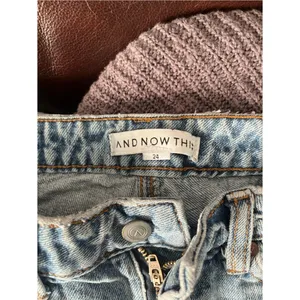 And Now This Distressed Mom Straight Leg Jeans Womens 24 Light Acid Wash Ripped thumbnail 13