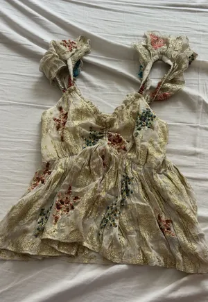 Free People babydoll top size XS thumbnail 1