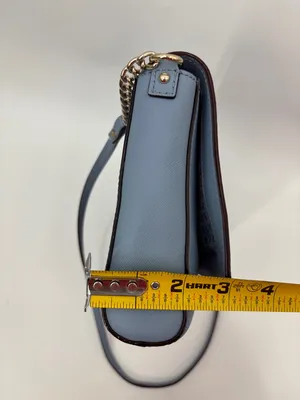 kate spade Light Blue Leather Chain Strap Crossbody thumbnail 10