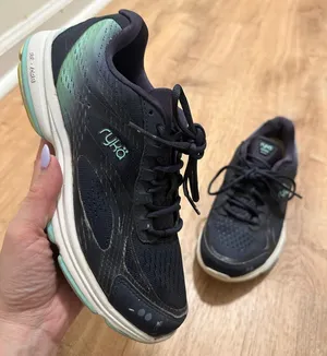 Ryka | Women's Devotion Plus 2 Navy Teal RE-ZORB Walking Shoes Sneakers, Size 6M thumbnail 1