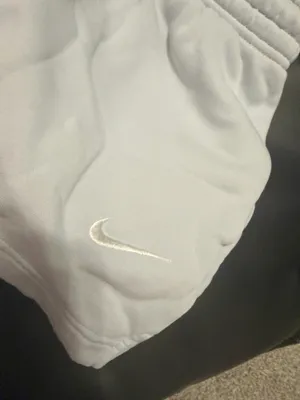 Light blue Nike sweat shorts size large thumbnail 3