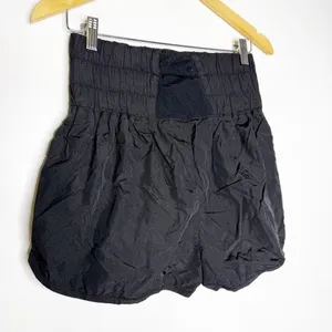 Free People Movement The Way Home Shorts Women's Black Athletic Shorts FP Size L thumbnail 4
