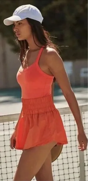 Free People Movement Way Home Skortsie in Morning Burst Size L Activewear Tennis thumbnail 1