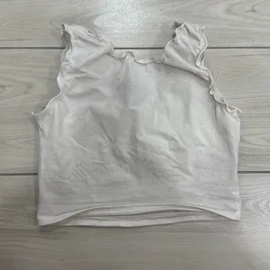 Brandy‎ Melville Malena white tank top thumbnail 3