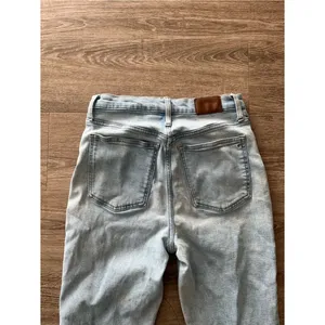 Madewell Womens 29 The Perfect Vintage Straight Jean Light Wash Raw Hem Hi Rise thumbnail 10