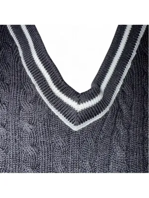 Banana Republic Black sweater halter neck top with white stripes built-in bra Si thumbnail 3