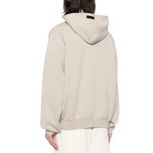 Fear of God Essential Logo-print Hoodie in Neutral size Large thumbnail 9