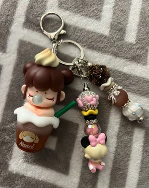 Nanci Frosty Milk Coffee Vinyl Figure Keychain thumbnail 1