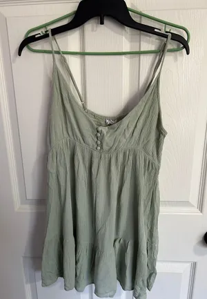 Kiwi Bunch Sage Green Summer Dress thumbnail 1