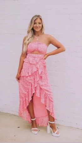 Olivaceous Floral Wrap Dress thumbnail 1