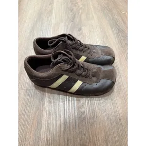 Vintage Diesel‎ Wish Brown Leather Suede Low Top Sneakers US 9.5 y2k thumbnail 2