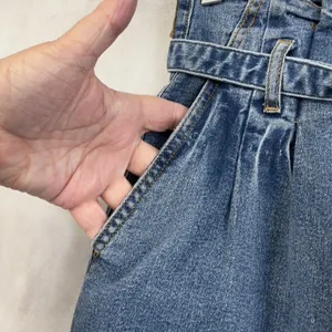 Abercrombie Fitch Mom Jean Women 26/2R Paperbag Waist Tie Belt Indie Street Chic thumbnail 5