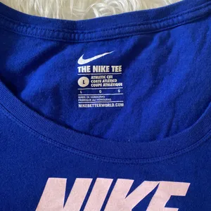 Nike Royal Blue Athletic Cut Short Sleeve Top thumbnail 3