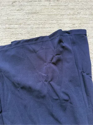 Showler Elegant Navy Halter Maxi Dress with Thigh Slit (Size XS) thumbnail 4