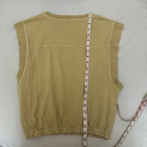 Mother The Swiper‎ Crop Top Bronze Mist Tan Size Small Elastic Band Sleeveless thumbnail 9