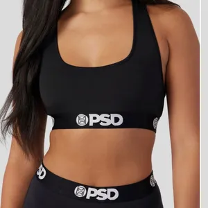 PSD Solids Sports Bra Black Small NWT thumbnail 1