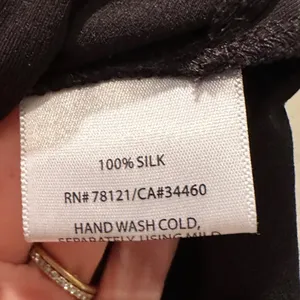 Eileen Fisher Black 100% Silk Tunic Top Medium Minimalist‎ Lagenlook thumbnail 4