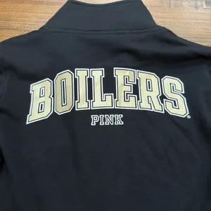 Victorias Secret Pink Purdue University Boilermakers quarter zp sweatshirt SMALL thumbnail 4