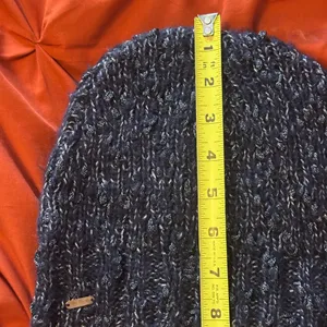 Free people beanie knit black and dark‎ blue thumbnail 5