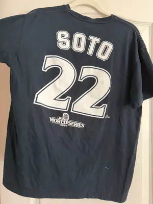 Fanatics New york yankees Soto 22 world champions tee thumbnail 4