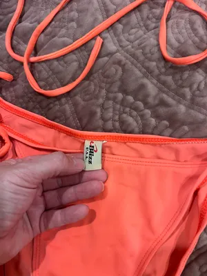 MD Coral Pink Bikini Set Orange Size M thumbnail 5