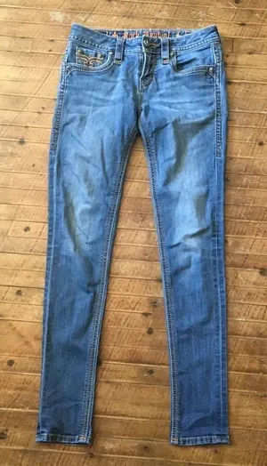 Rock Revival Calli skinny western bling cowboycore jeans thumbnail 1