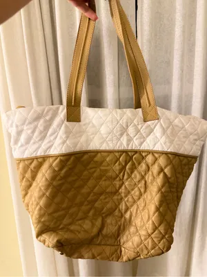 Clever Carriage Company Quilted leather tote bag thumbnail 1