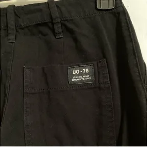 Urban Outfitters UO BDG Black Cargo Utility Pants Trousers Cinched thumbnail 4