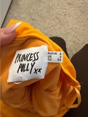 Orange Princess Polly Mini Dress thumbnail 3