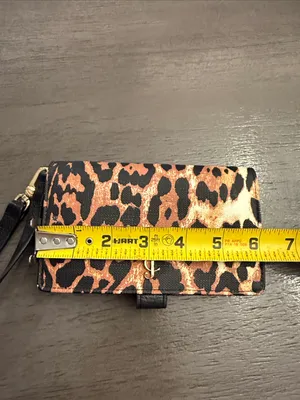 Juicy Couture‎ Leopard Print Wallet Wristlet w/ Phone Pocket Vintage Y2K thumbnail 11