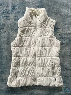 Columbia Dark Stone (Off White) Powder Lite II Omniheat Vest Women's Medium thumbnail 1