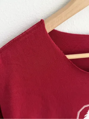 Stanford University Off The Shoulder Tee Red Size XL thumbnail 4