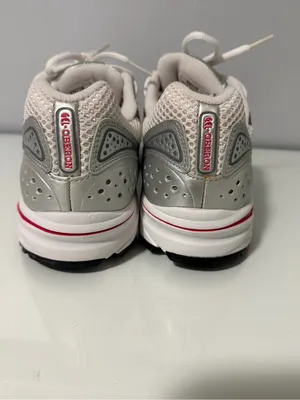 Asics White, Silver & Red Women's Running Shoes thumbnail 6