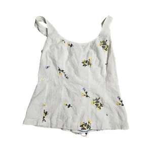 Anthropologie Vanessa Virginia Dandelion Embroidered‎ Floral Peplum Top Size: 6 thumbnail 2