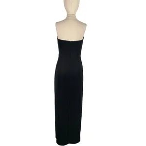 Vintage Jessica McClintock Y2k 90s Strapless Maxi Dress Size Medium thumbnail 5