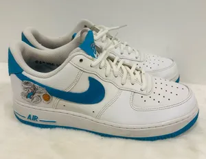 Nike Air Force one shoes! Bugs and Lola Space Jam limited edition sneakers! thumbnail 1